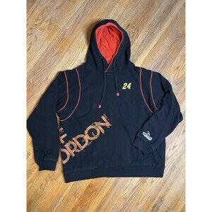 VTG Y2K JEFF GORDON Hoodie Pullover Over The Wall Nascar Collection MENS XL